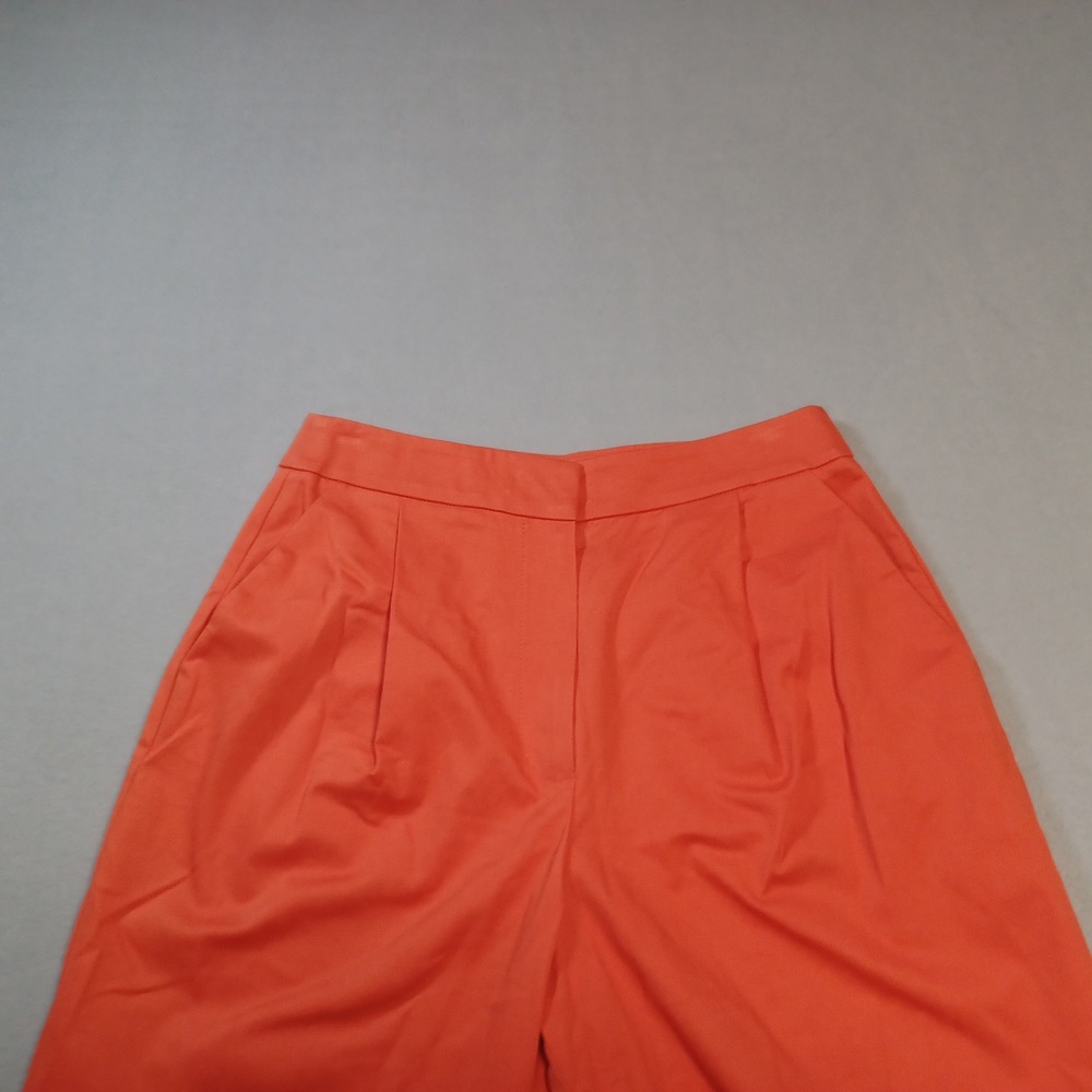 Exquise Tomato Red High Waistd Pleated Tapered Trousers Pants E23Y03210021 Small - Picture 4 of 14